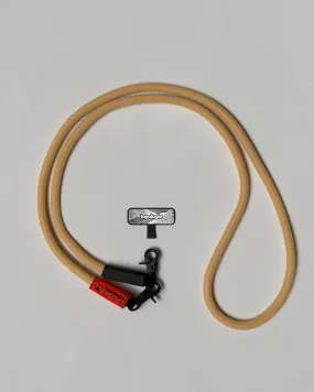10mm Rope / Khaki Solid   Phone Strap Adapter