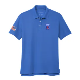 10th Mountain Cotton Blend Polo Shirt