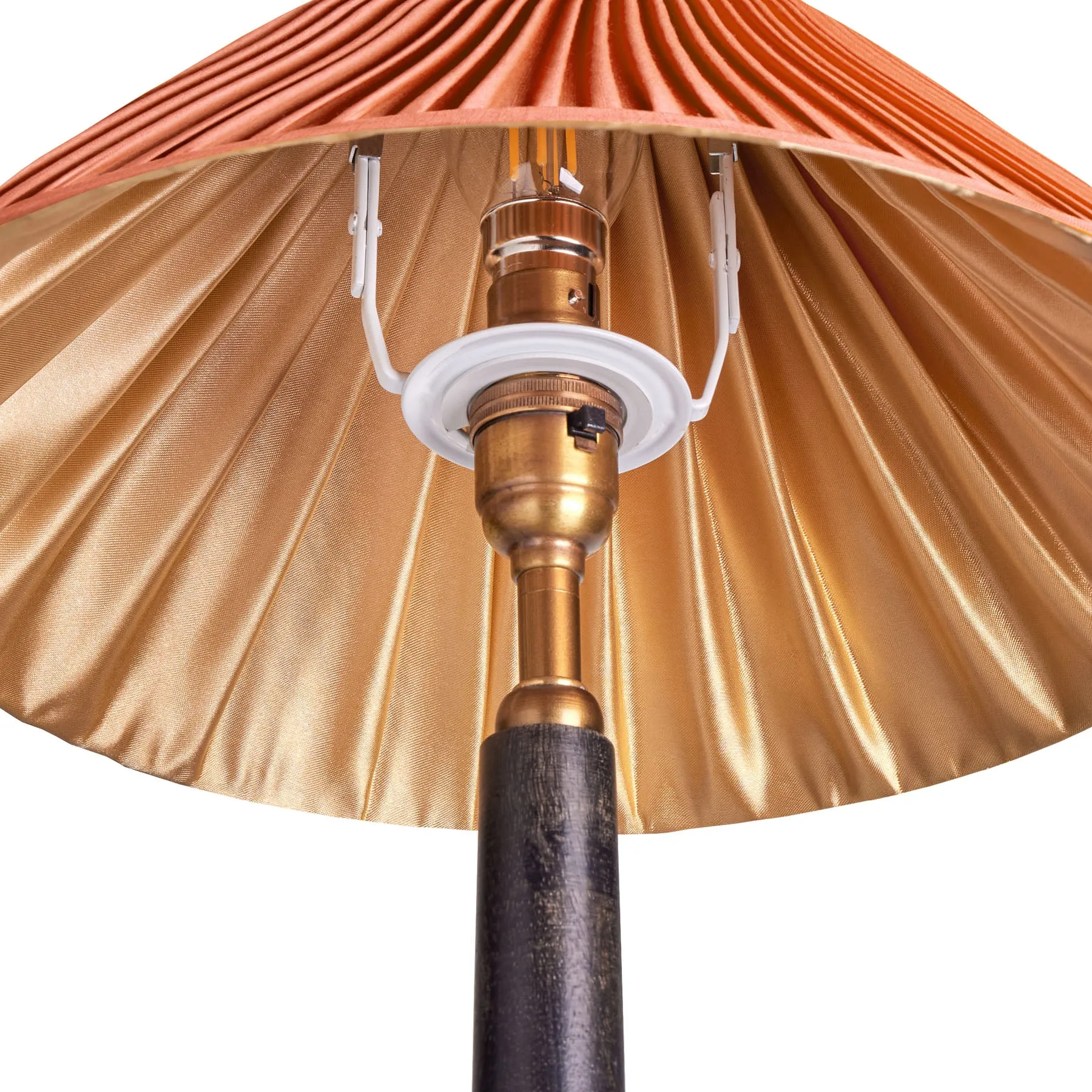 25cm extreme empire shade in Persimmon silk