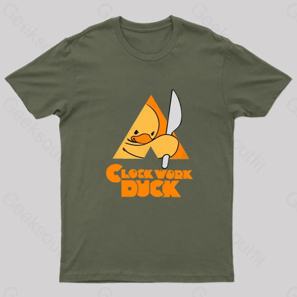 A Clockwork Duck Nerd T-Shirt