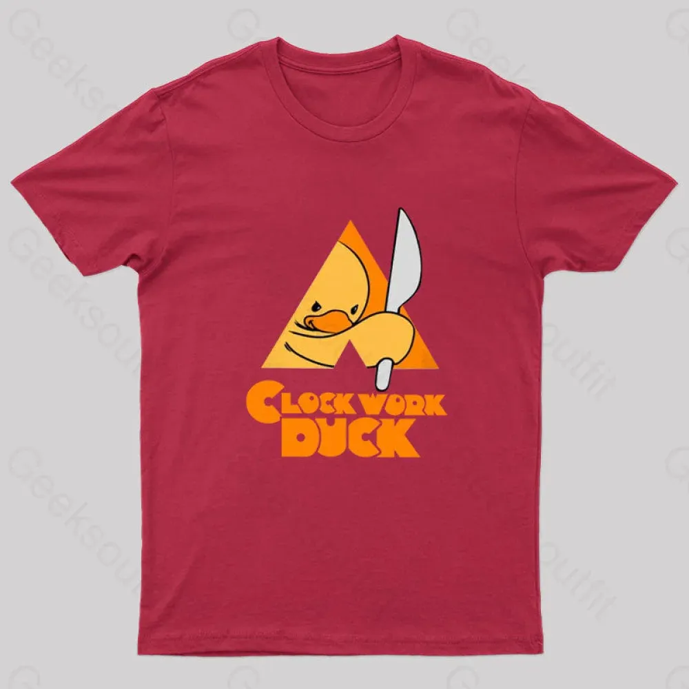 A Clockwork Duck Nerd T-Shirt
