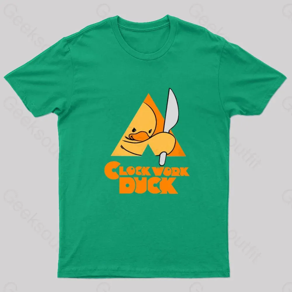 A Clockwork Duck Nerd T-Shirt