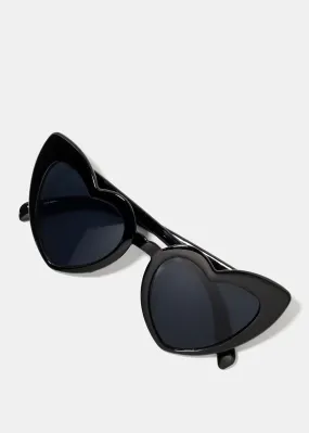 A  Heart Shape Cat Eye Sunglasses