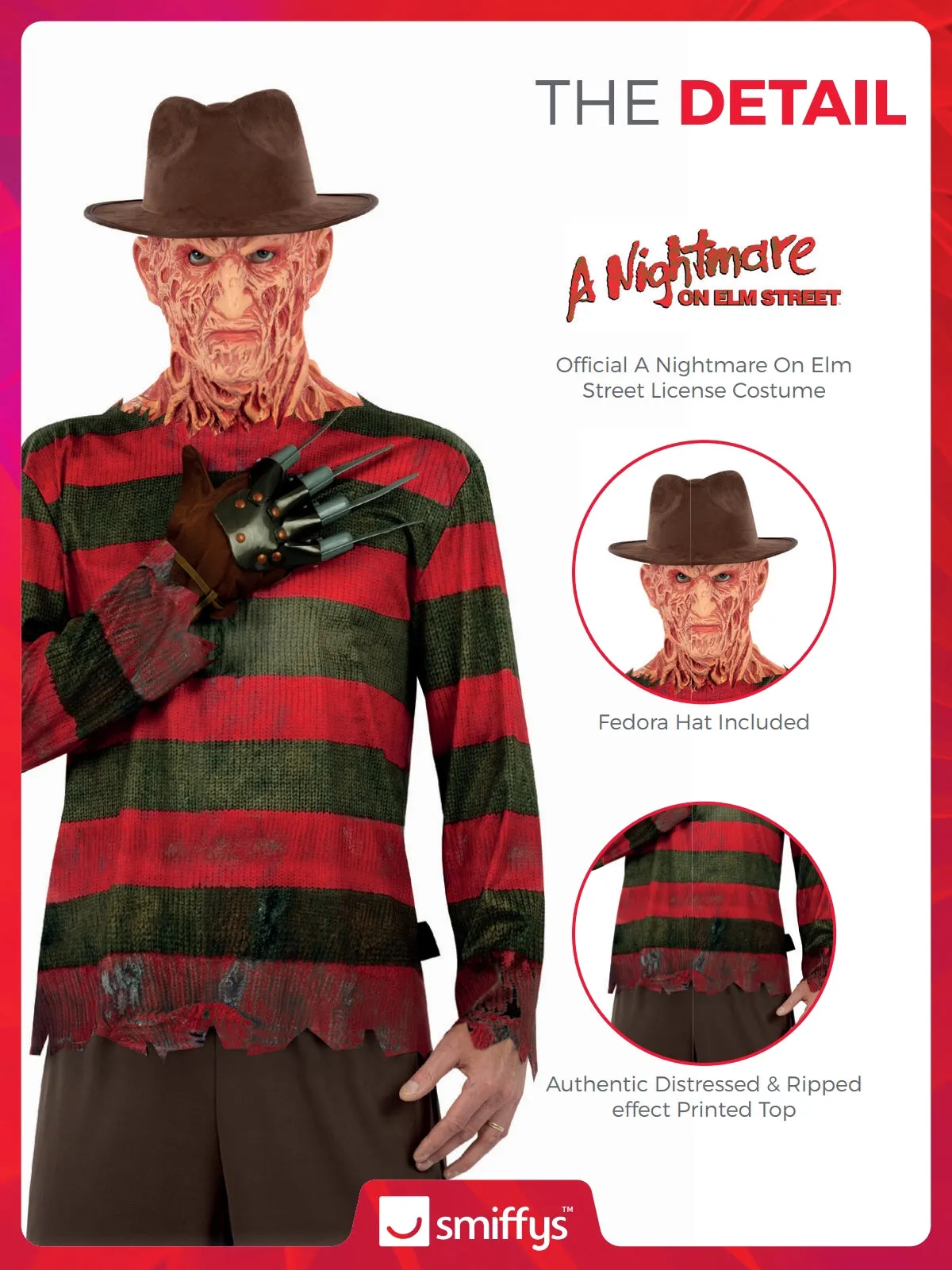 A Nightmare On Elm Street, Freddy Krueger Costume Kit