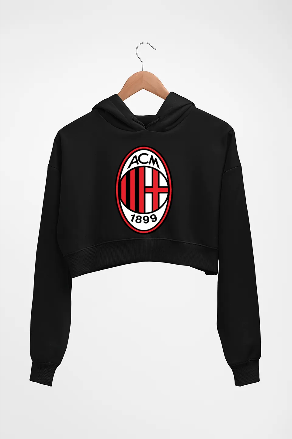A.C. Milan Crop HOODIE FOR WOMEN