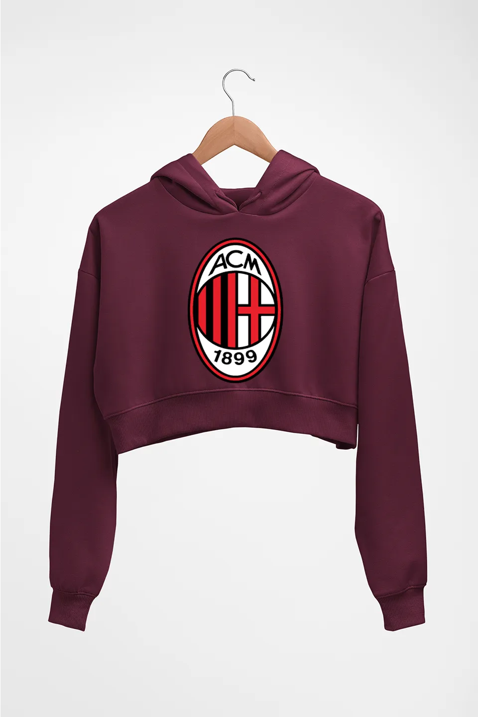 A.C. Milan Crop HOODIE FOR WOMEN