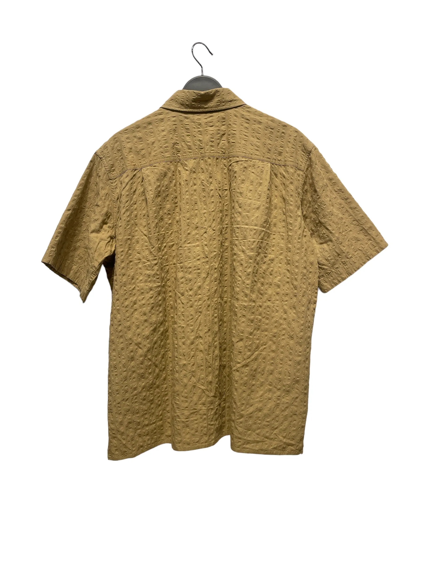 Acne Studios/SS Shirt/L/Cotton/KHK/khaki plain (46)