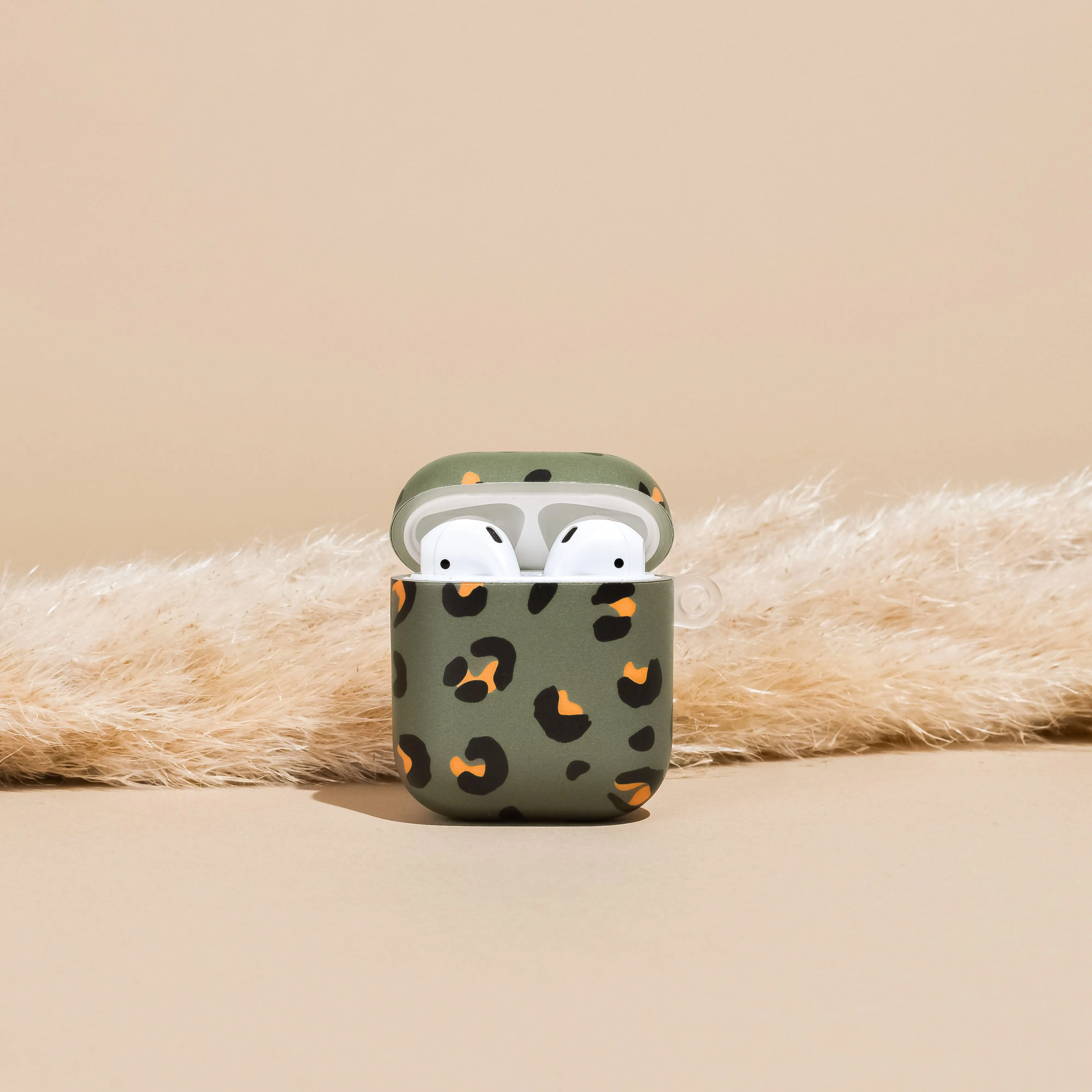 Airpods Case - Khaki Leopard