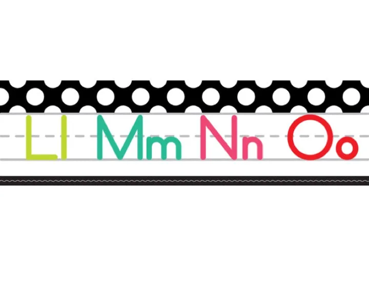 Alphabet Line Manuscript (Black) |  Black, White and Stylish Brights | UPRINT | Schoolgirl Style