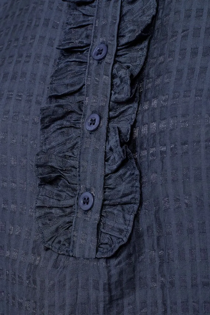 Appy Blouse 205209 | Vintage Indigo | Bluse fra Freequent
