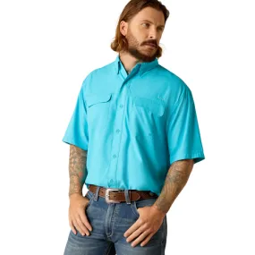 Ariat Men's VentTEK Outbound Classic Fit Shirt - Turquoise Reef
