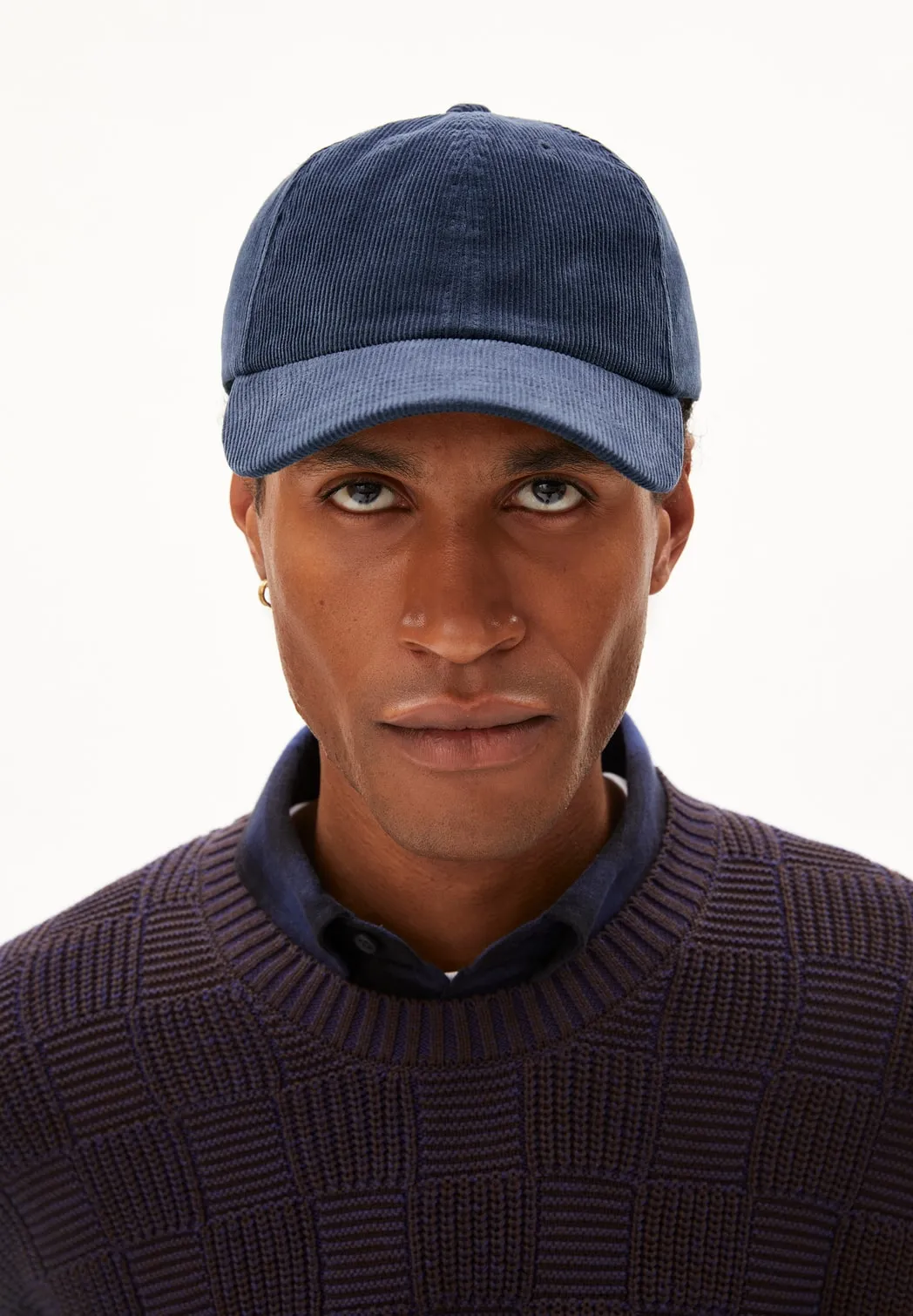 ARMEDANGELS Yenaas corduroy cap night sky unisex