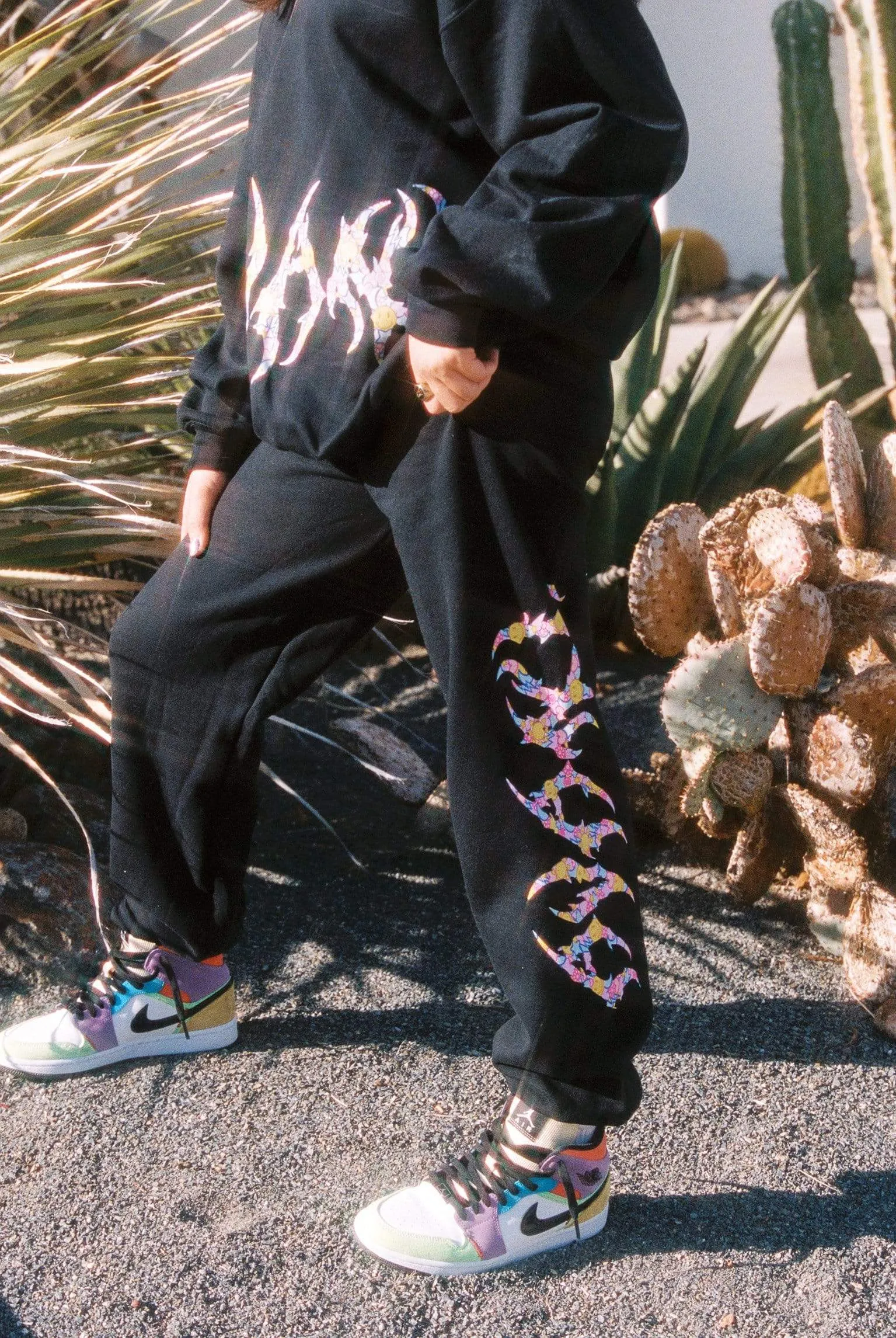 Avani 'AVANI' Black Joggers