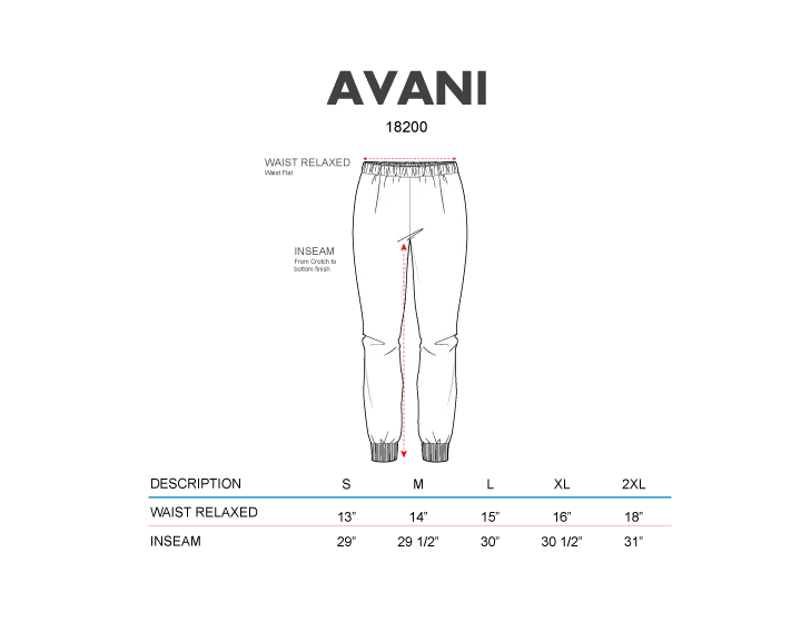 Avani 'AVANI' Black Joggers
