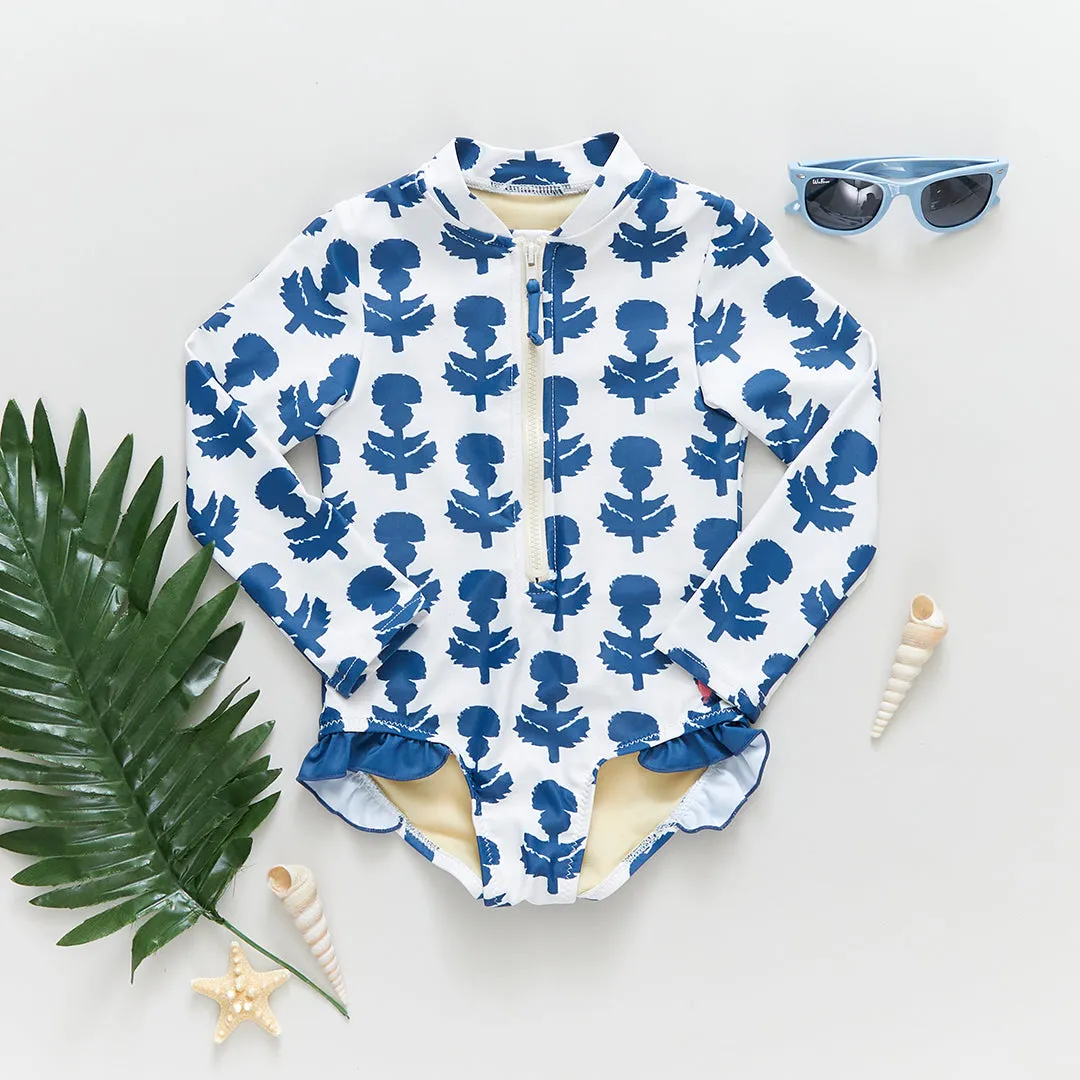 Baby Girls Arden Suit - Indigo Cornflower