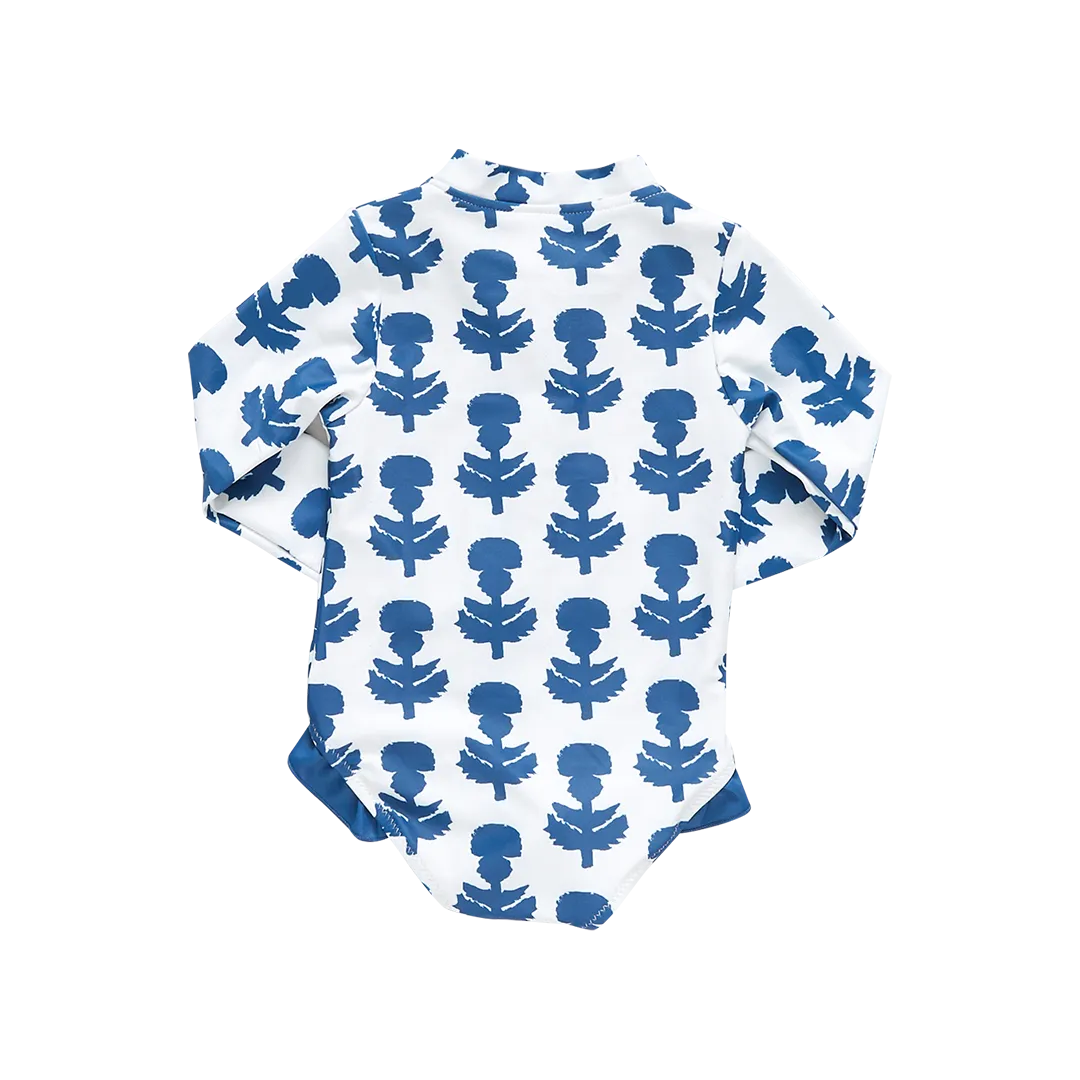 Baby Girls Arden Suit - Indigo Cornflower