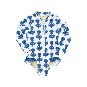 Baby Girls Arden Suit - Indigo Cornflower