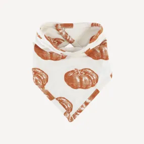 bandana bib | harvest pumpkin | bamboo