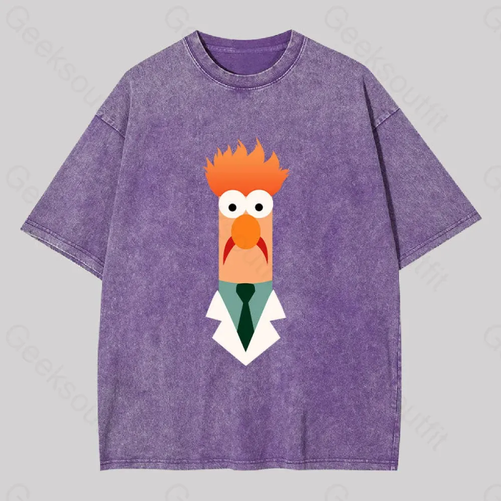 Beaker Funny Washed T-shirt