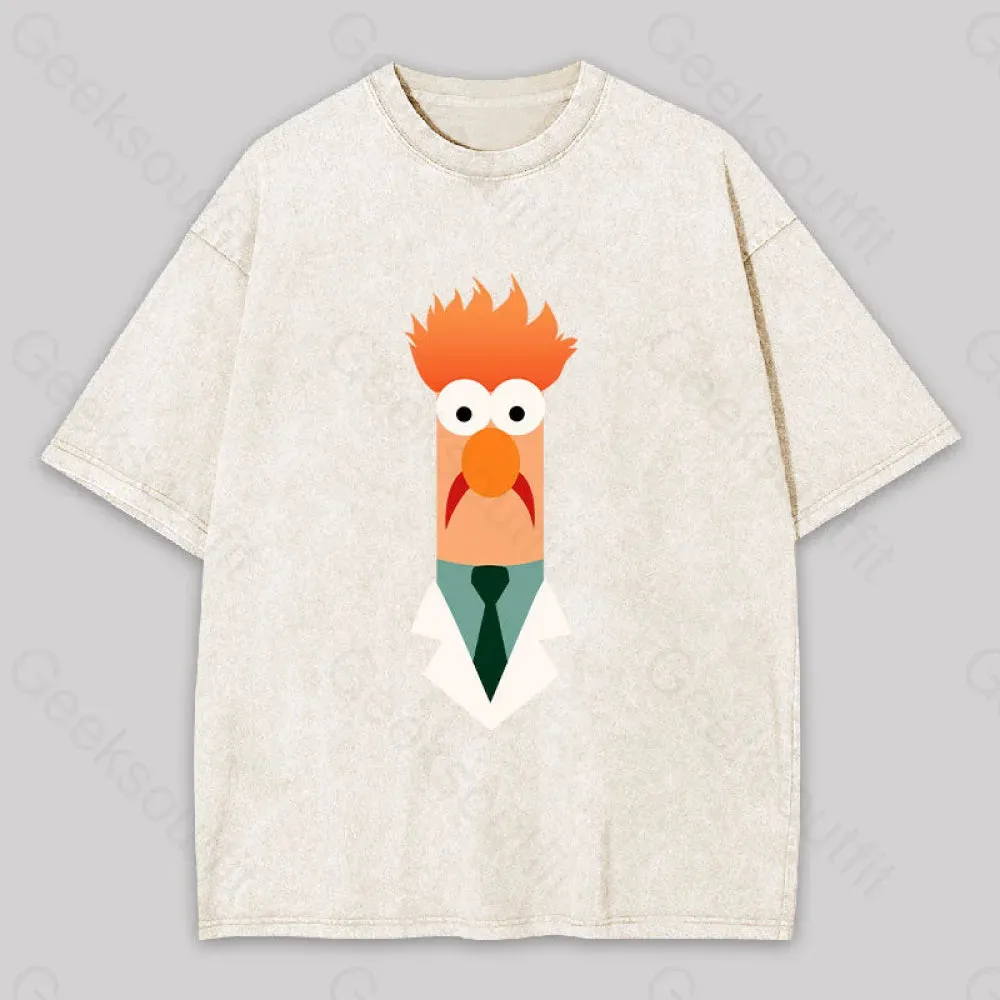 Beaker Funny Washed T-shirt