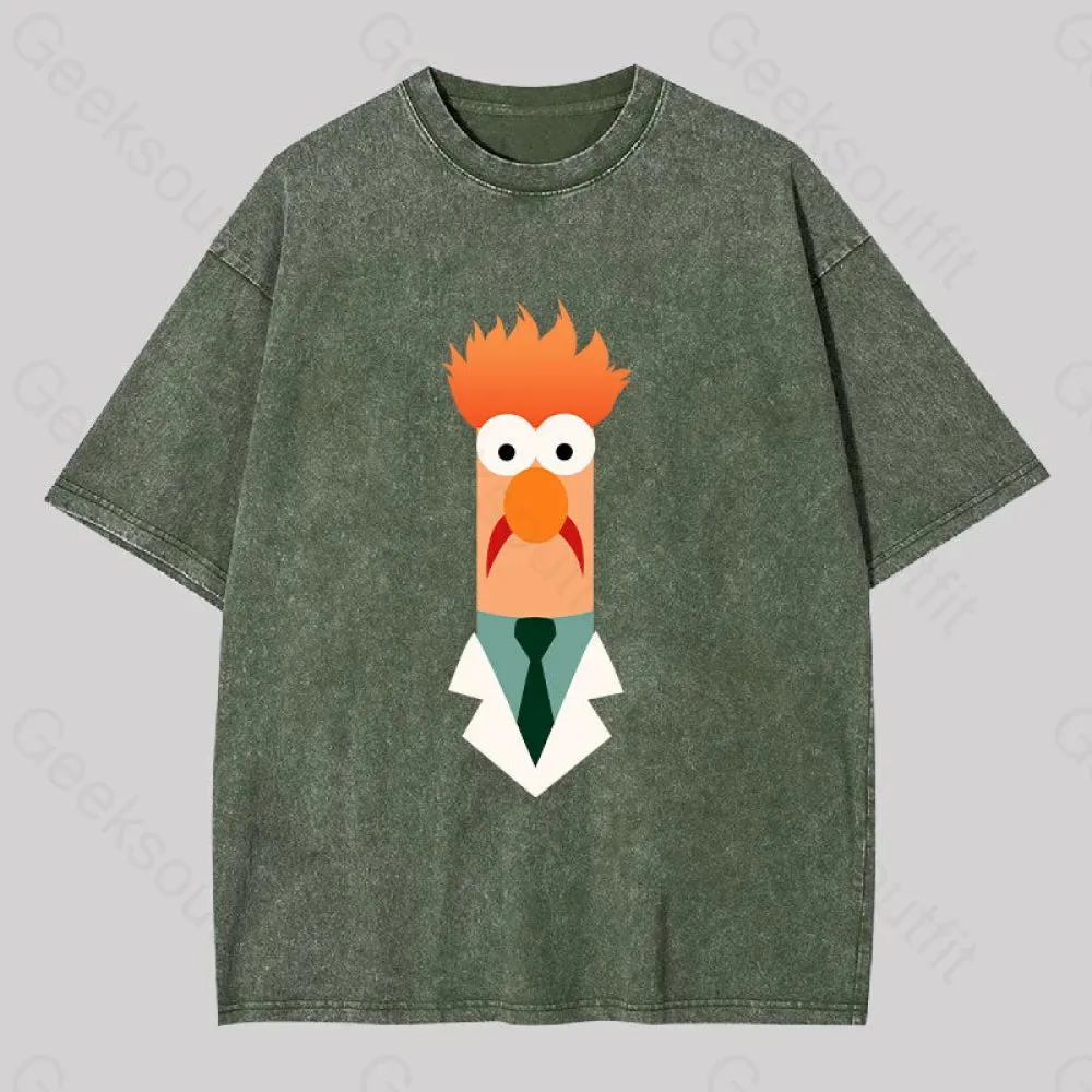 Beaker Funny Washed T-shirt