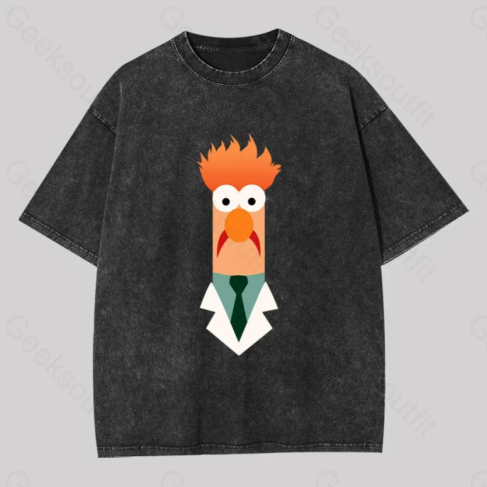 Beaker Funny Washed T-shirt