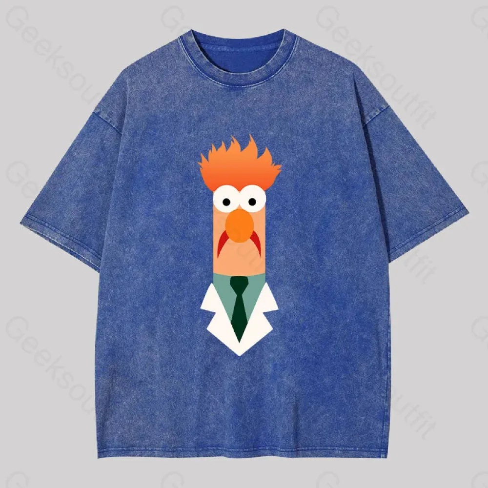 Beaker Funny Washed T-shirt