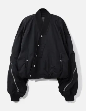BIAS CUT CROP MA-1 JACKET