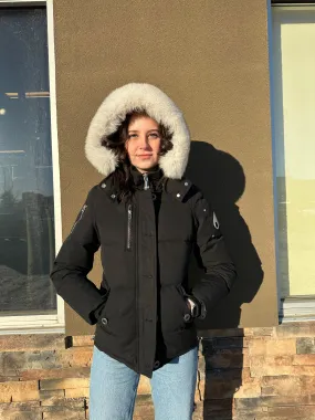 Black Original 3Q Fur Puffer