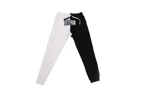 'Blue Hundreds' Split Color Joggers