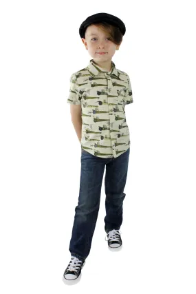 Boy's Rat Race Snap Top #BT-RR606