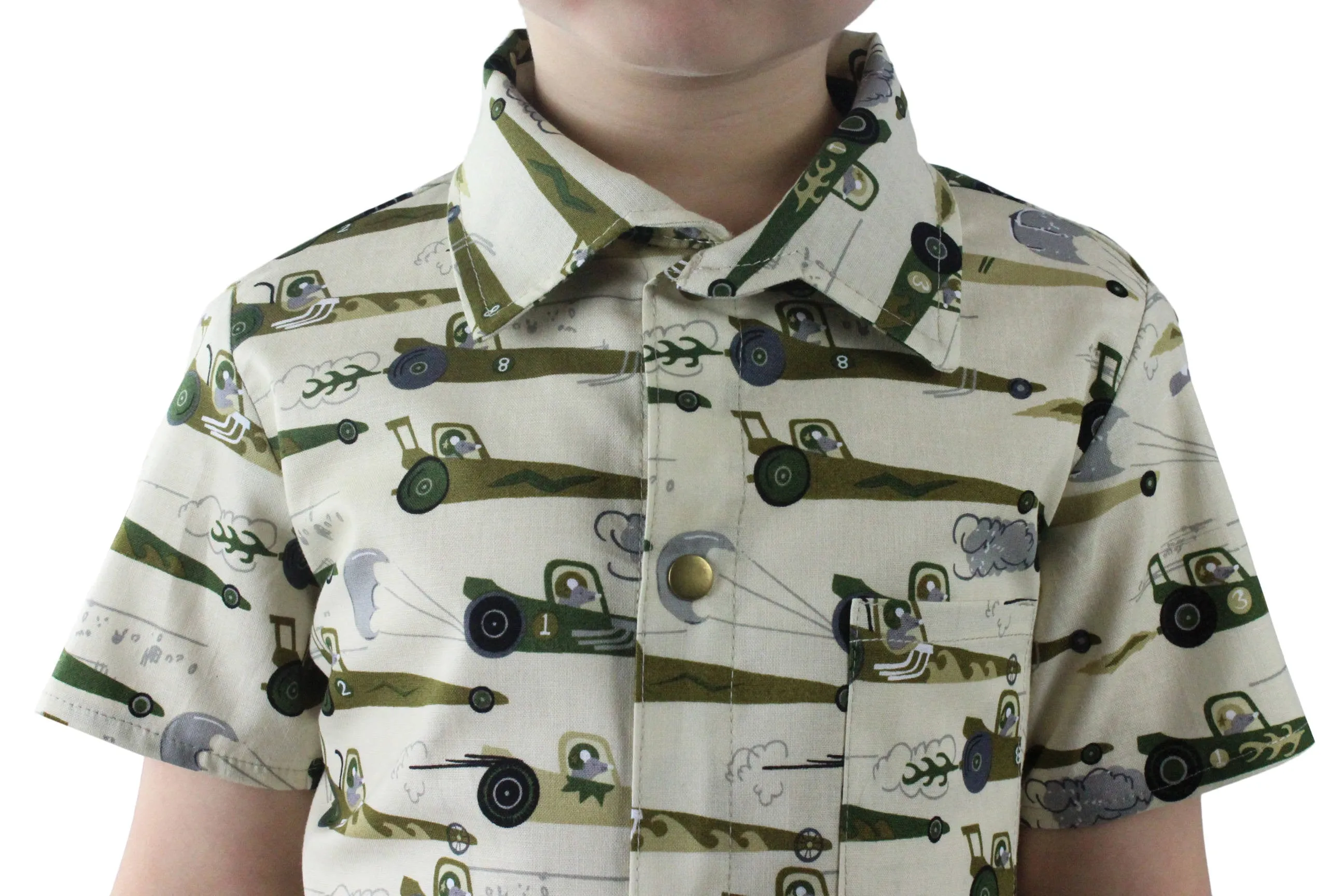 Boy's Rat Race Snap Top #BT-RR606