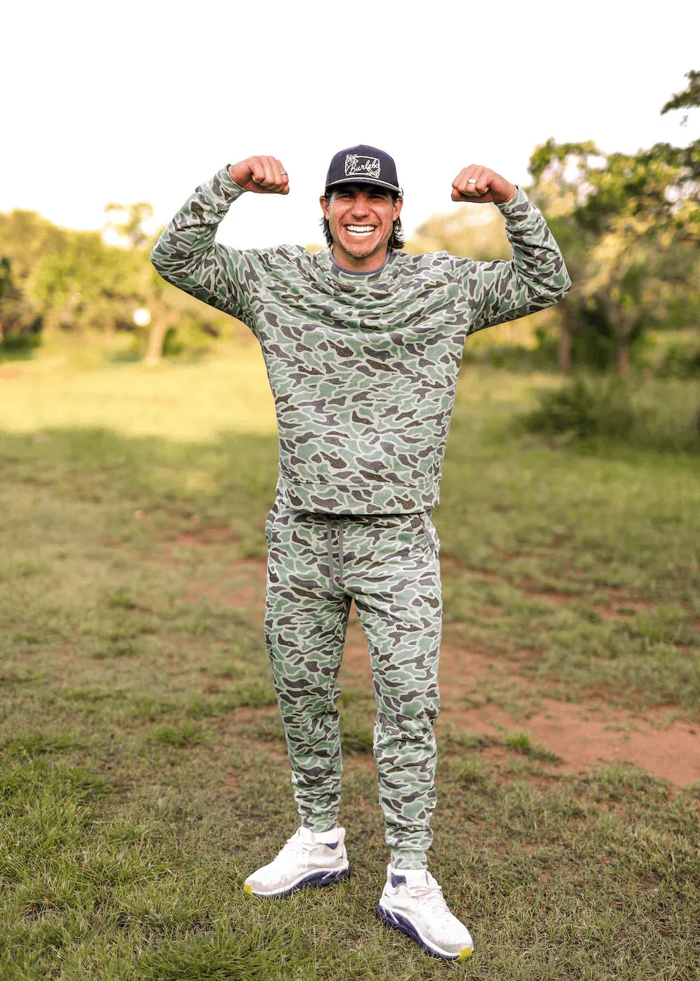 Burlebo Retro Duck Camo Fleece Jogger