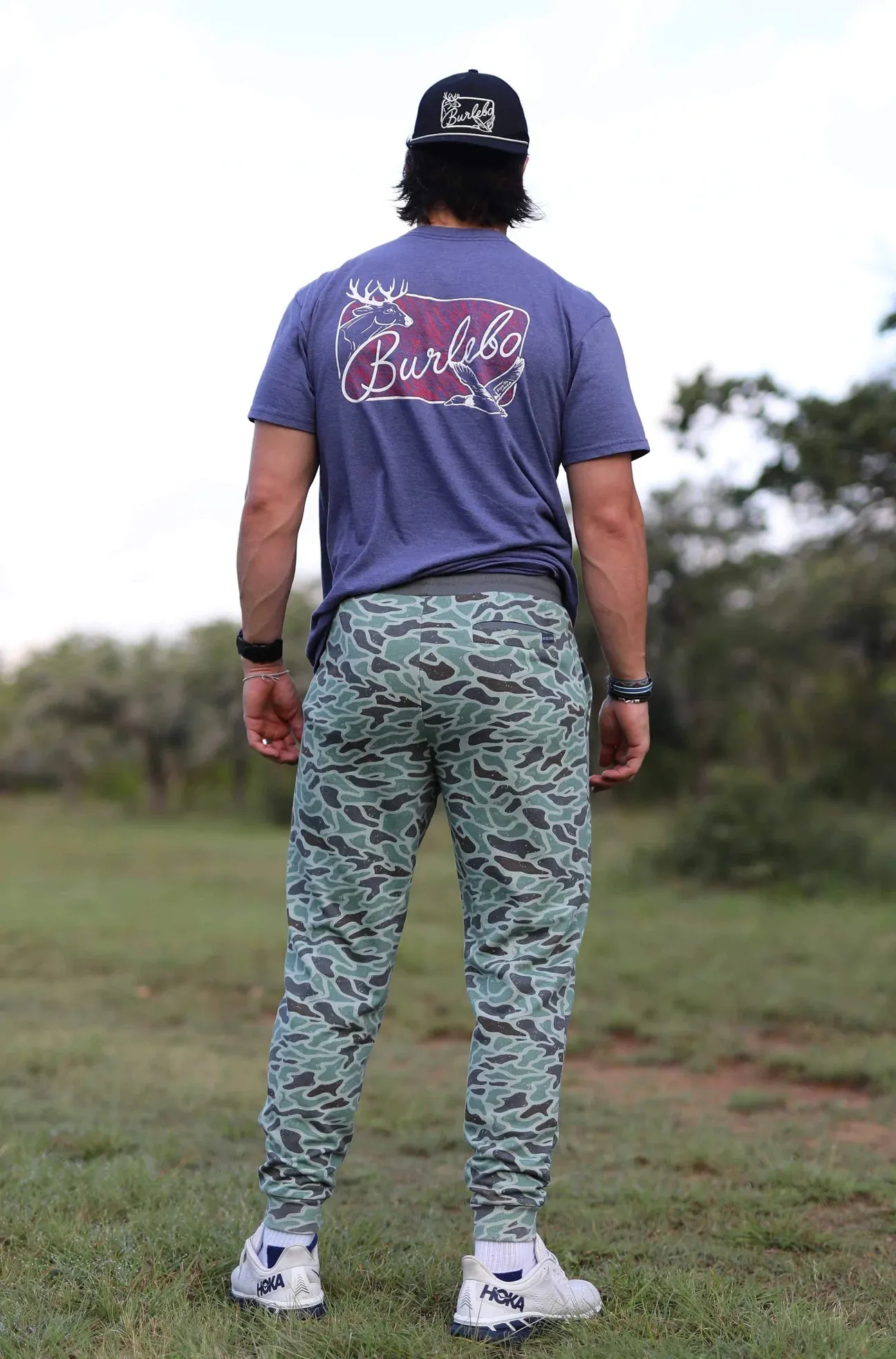 Burlebo Retro Duck Camo Fleece Jogger