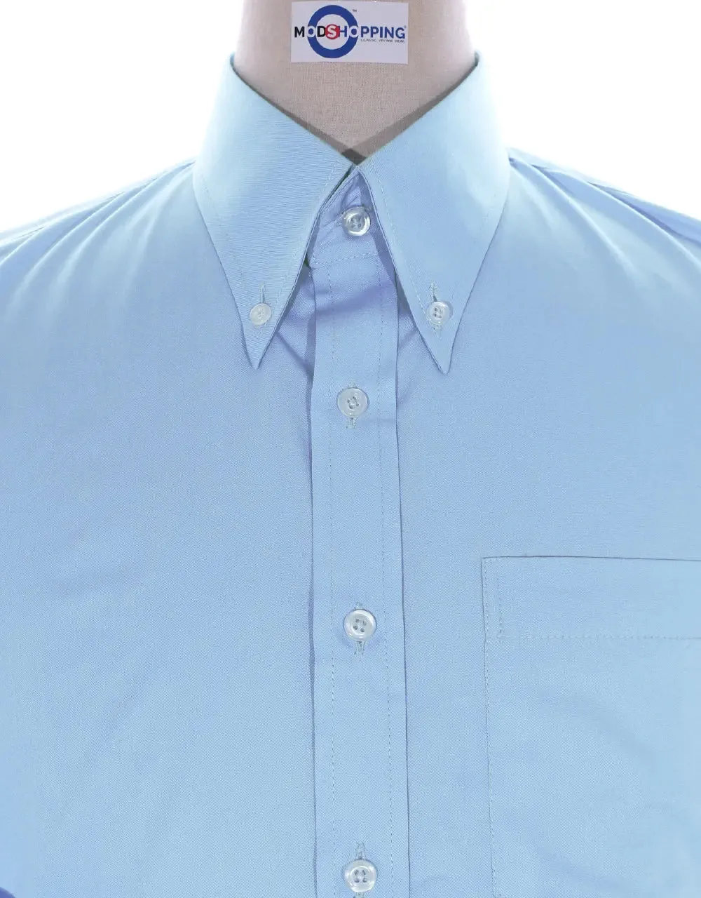 Button Down Shirt - Light Sky Color Shirt