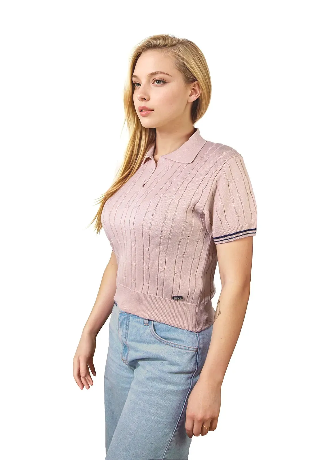 Camiseta Trenzada 3 Botones