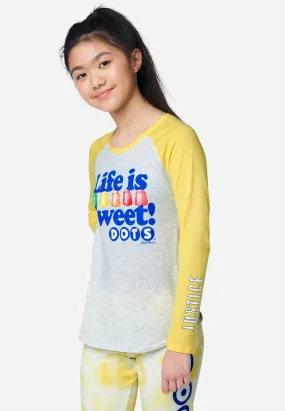 Candy Graphic Raglan Tee