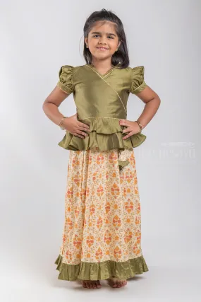 Casual Festive Pattu Pavadai Chattai: South Indian Tradition at Its Best