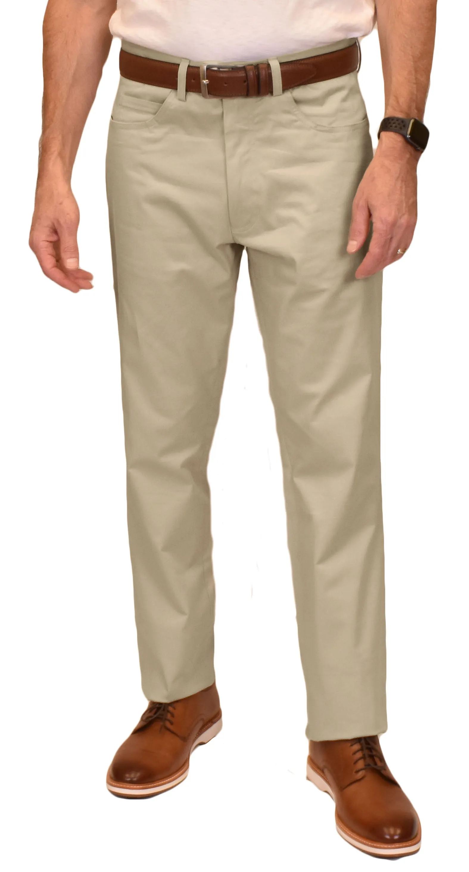 Charleston Khakis Fine Line Stretch Twill, 5 Pocket