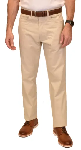 Charleston Khakis Fine Line Stretch Twill, 5 Pocket