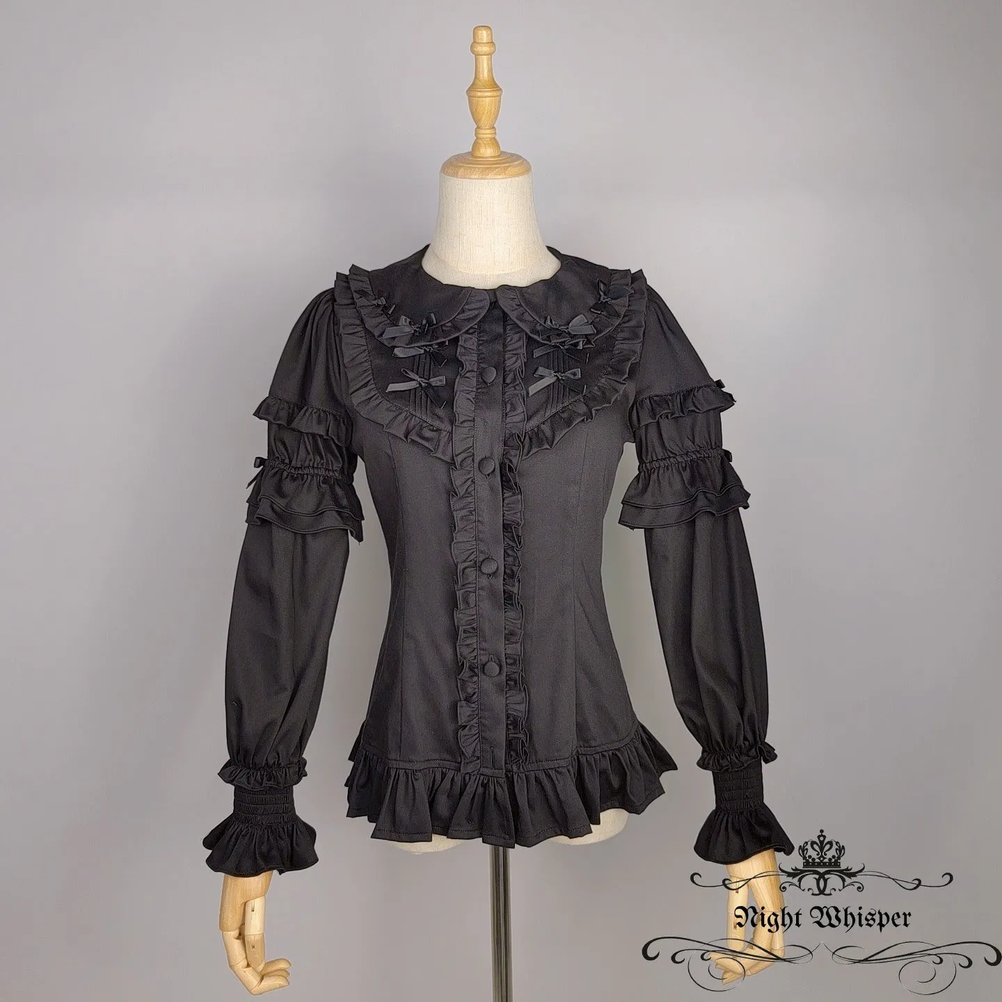 Chic Elegant Blouse with Detachable Sleeves