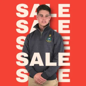 Classic Quarter Zip Top - OS Charcoal