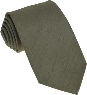 CLEARANCE - Khaki Shantung Boys Tie