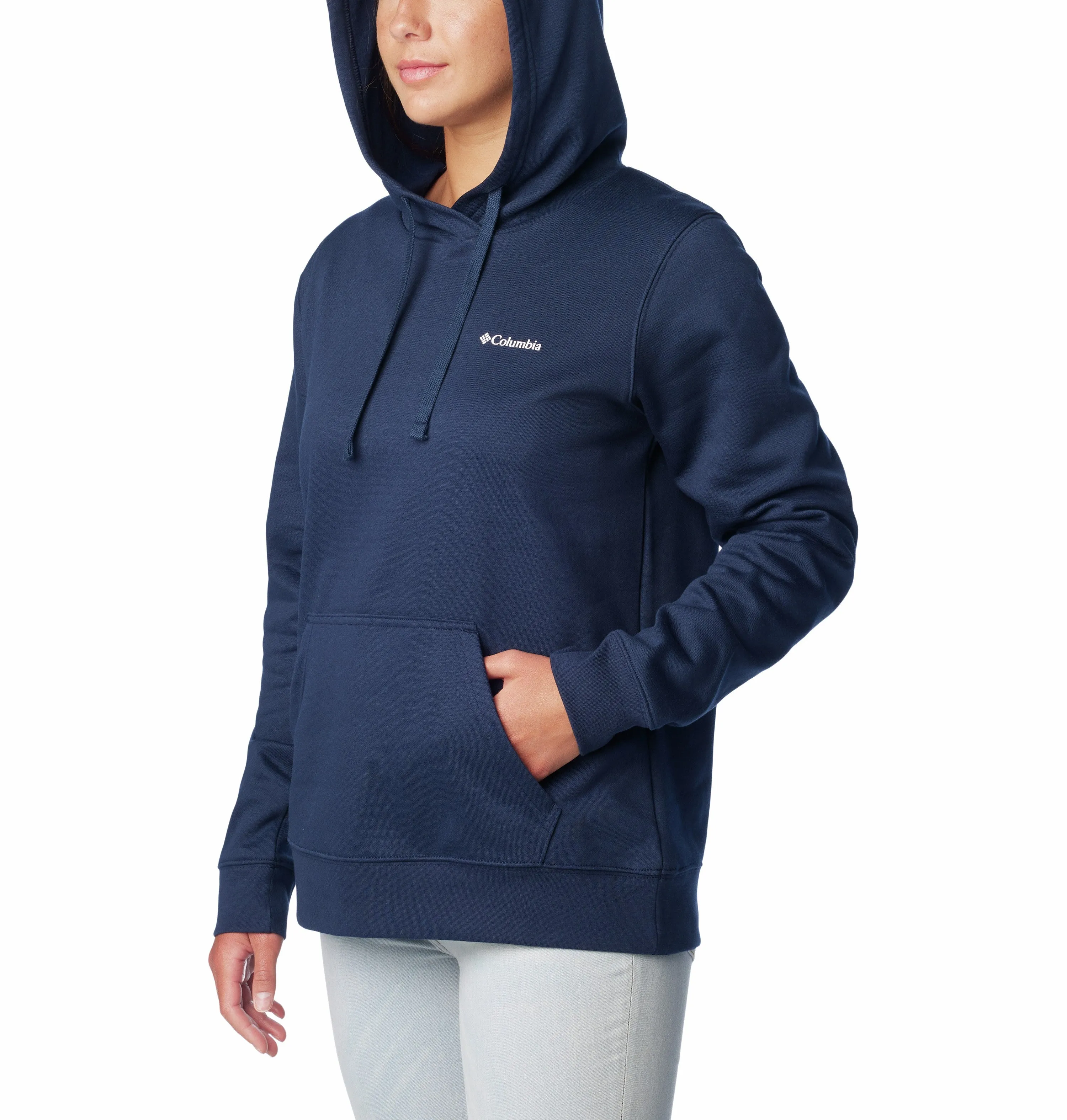 Columbia Ladies Trek Graphic Hoody-NAVY