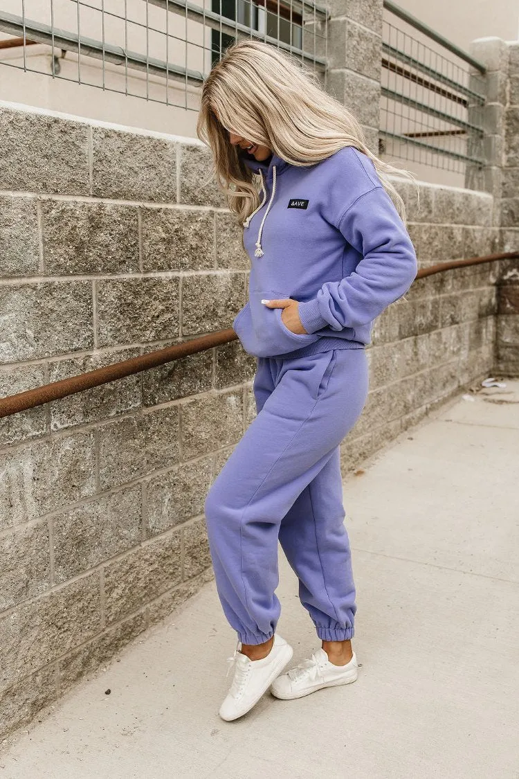 Comfort Zone Joggers- Lilac