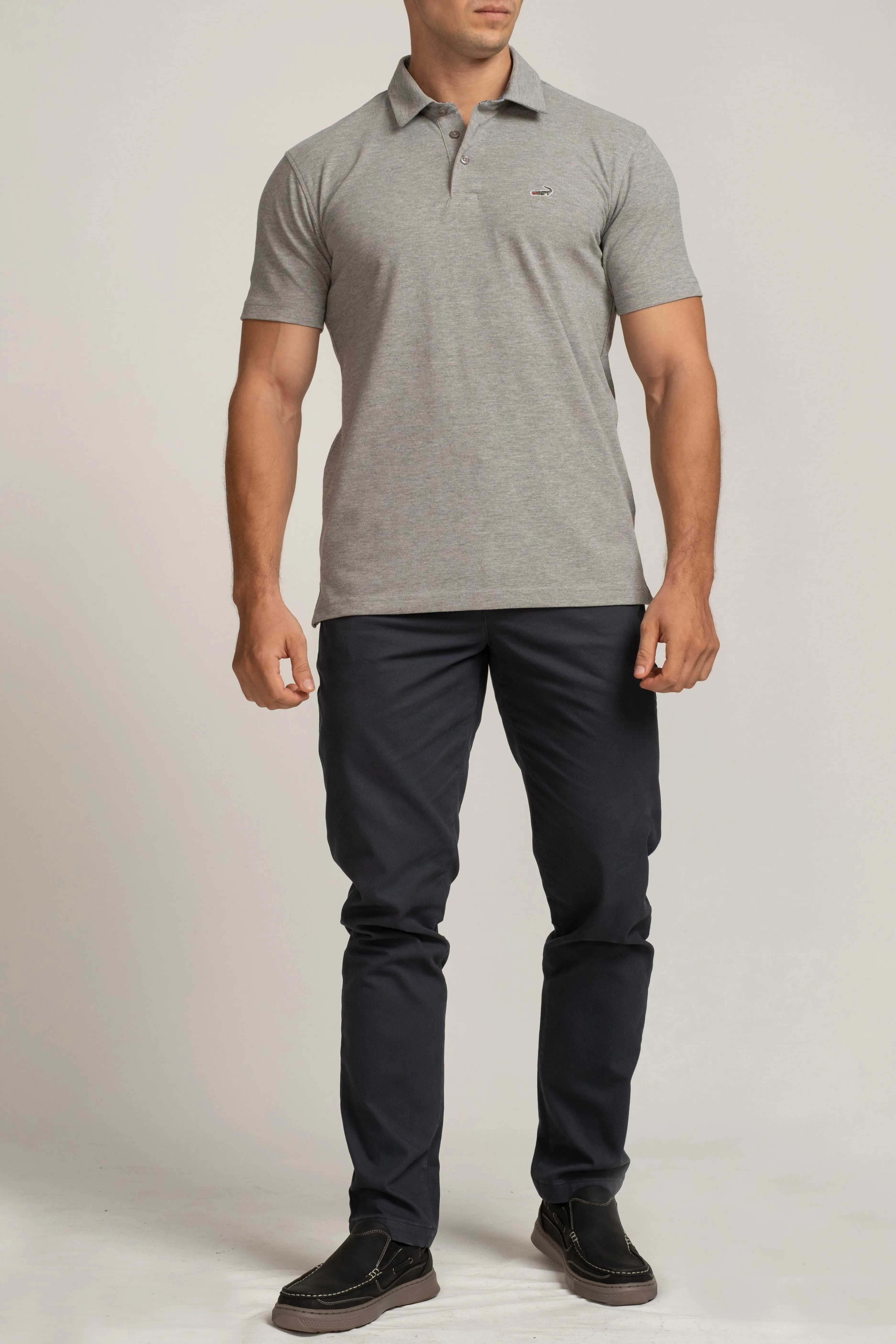 Crocodile Slim Fit Polo T Shirt High Rice