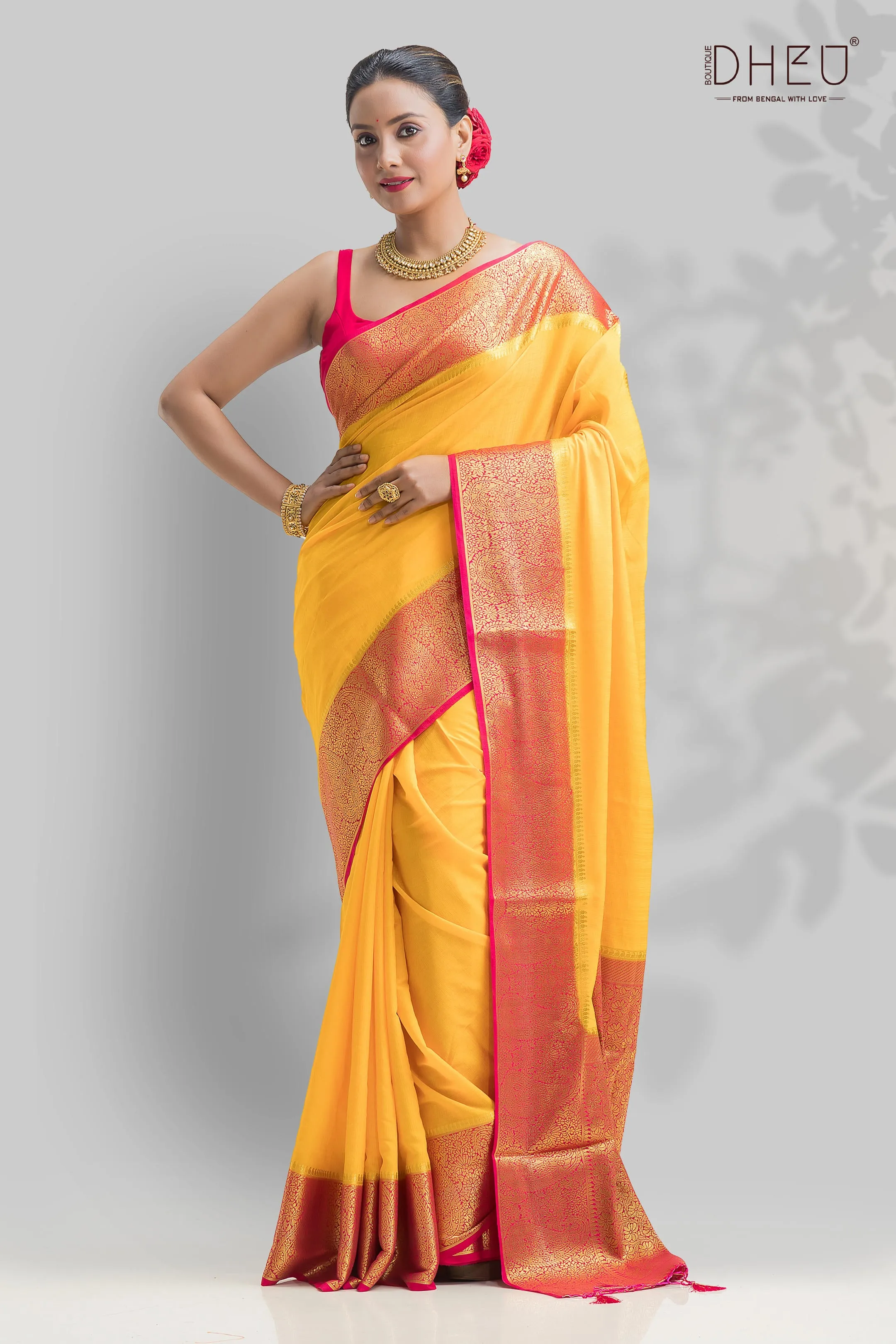 Designer Brocade Silk Saree