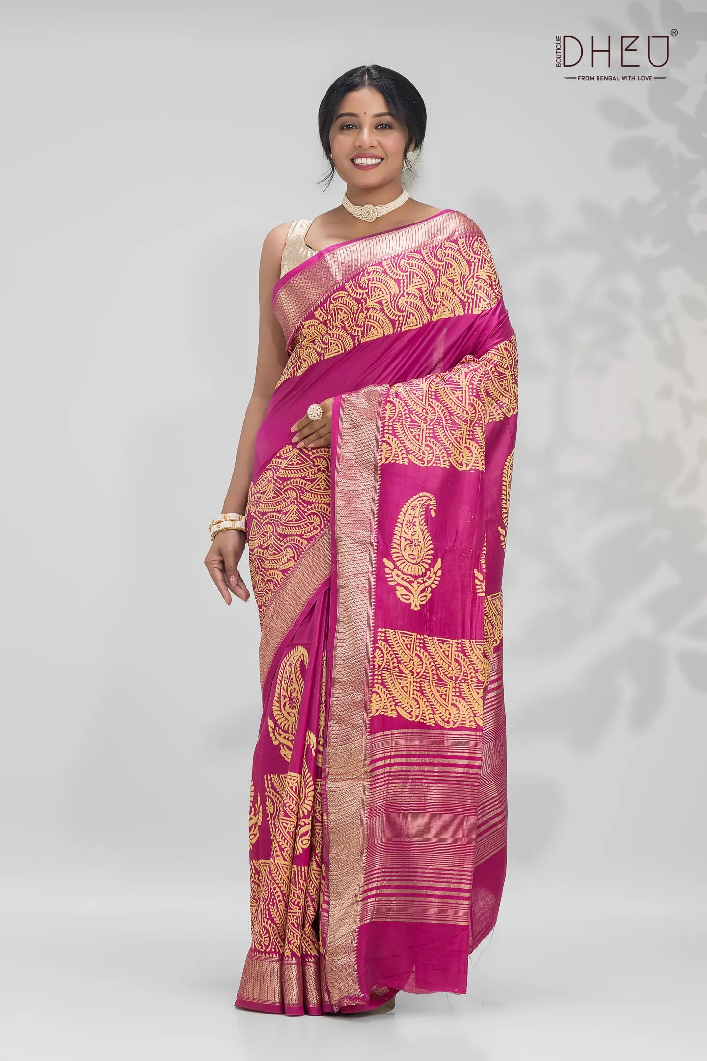 Designer Silk Batik Saree