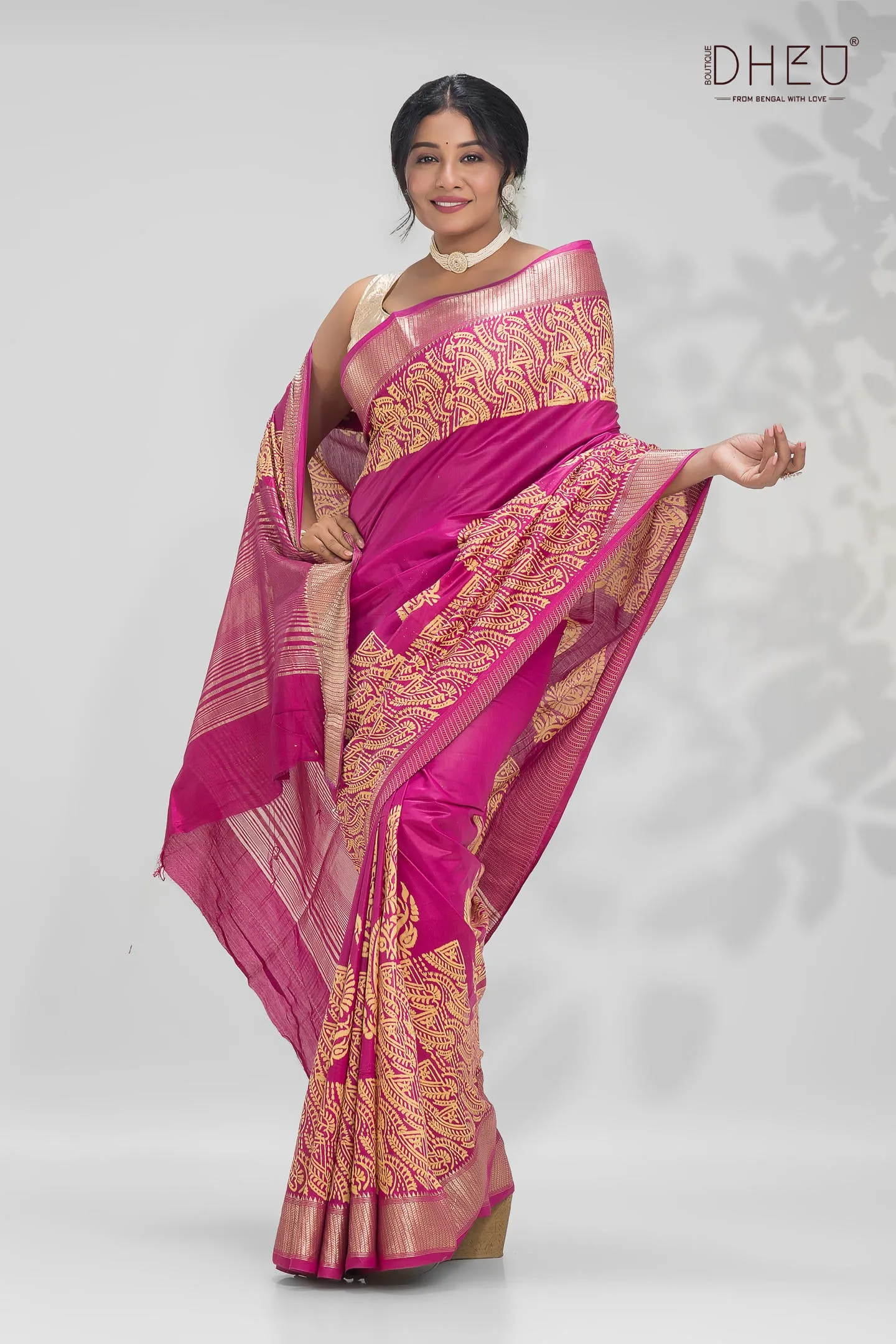 Designer Silk Batik Saree