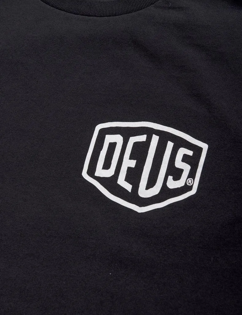Deus Ex Machina Long Sleeve Tokyo T-shirt - Black